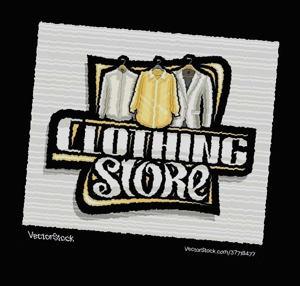 Clothing Store Design Badge